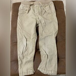 Casual khaki Pants with Drawstring